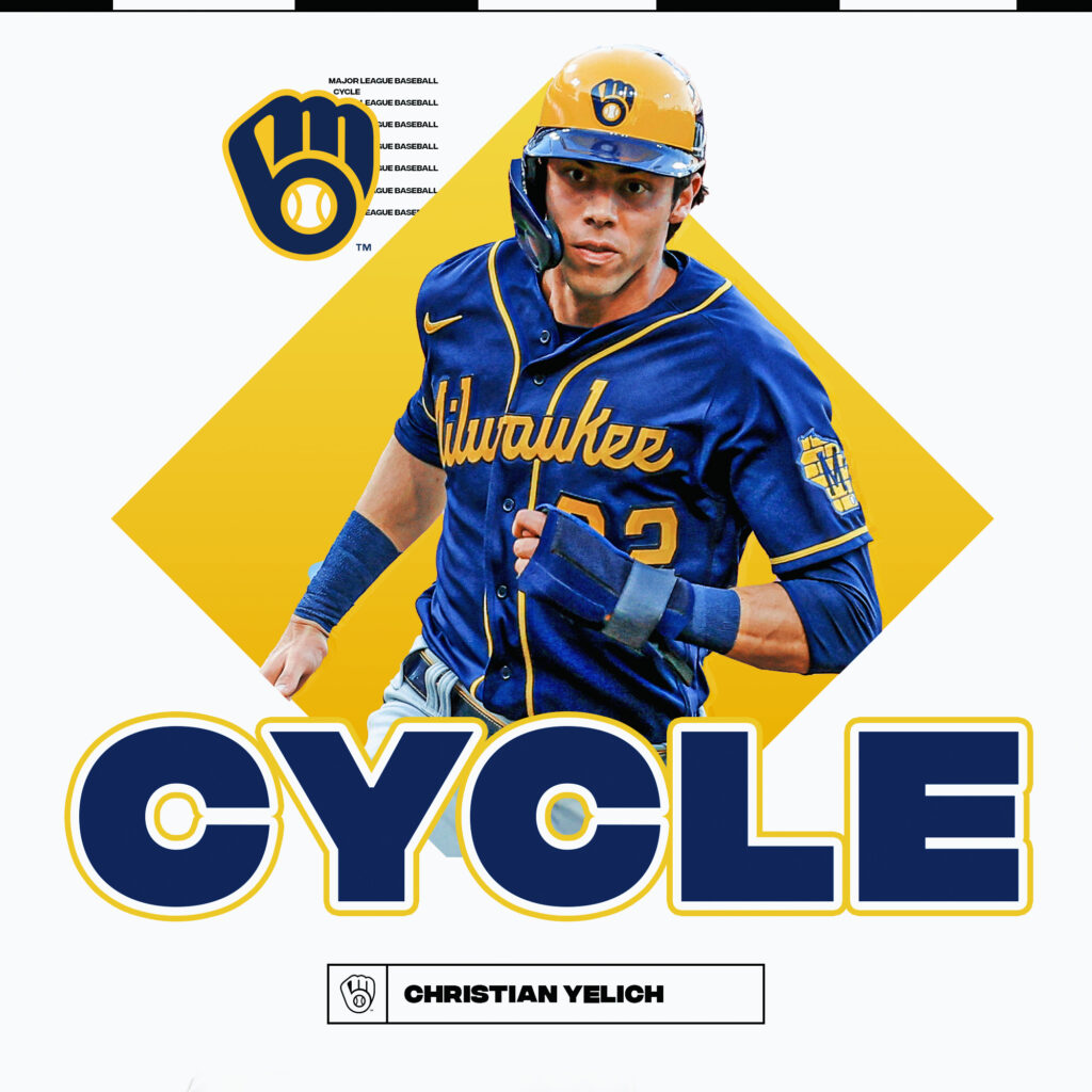 Yelich completa el tercer ciclo de su carrera, pero pierden
