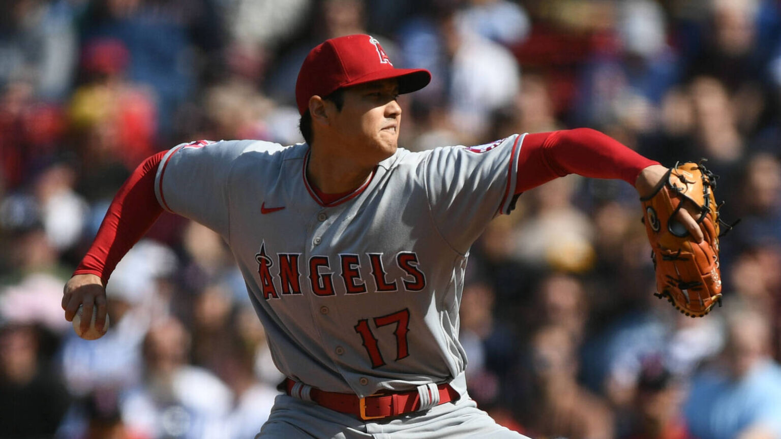 Ohtani igualó marca de más de 100 años en Fenway Park
