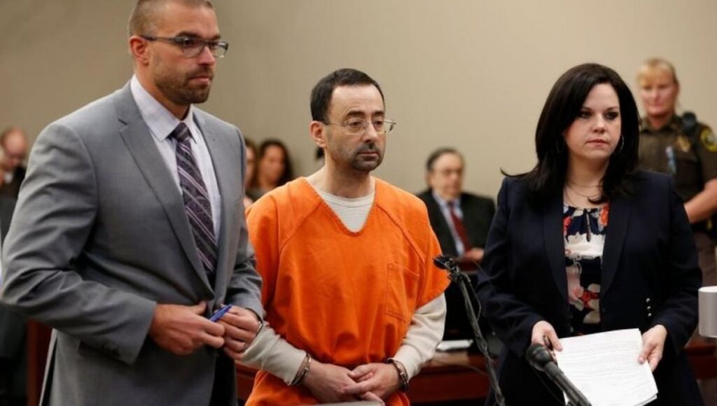 Sentencian a 40 años a Larry Nassar, violador de gimnastas olímpicas