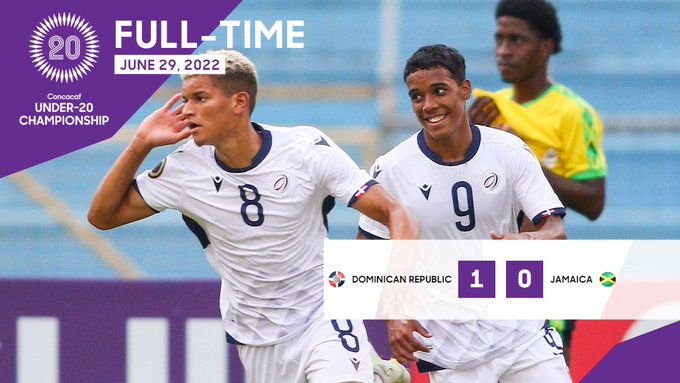 República Dominicana vence a Jamaica y va al Mundial Sub-20 de Indonesia