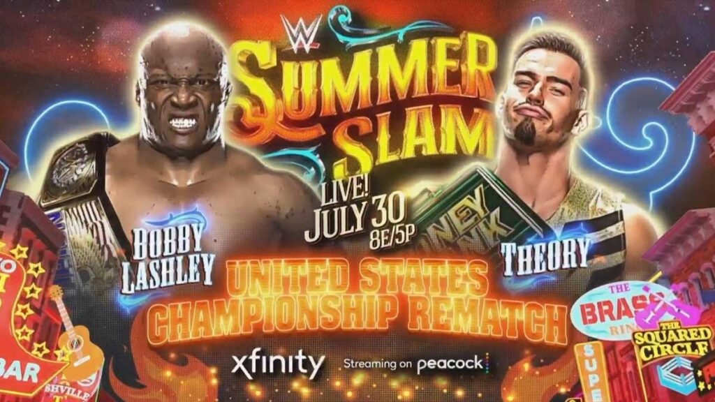 Bobby Lashley defenderá el Campeonato de Estados Unidos ante Theory en SummerSlam