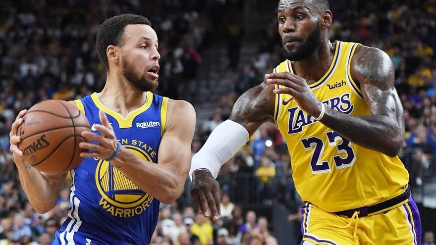 Warriors enfrentarán a Lakers en arranque de temporada NBA