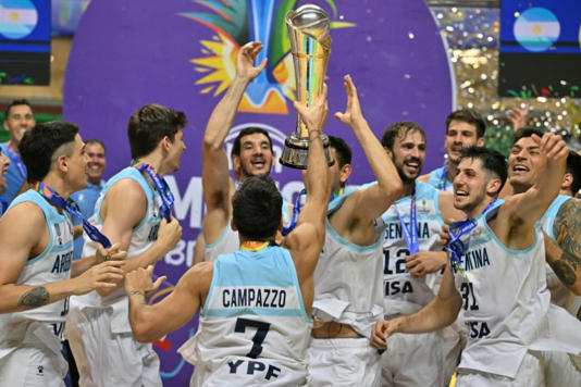 Argentina conquista el tricampeonato de la Copa América de baloncesto