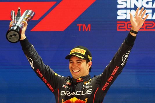 ‘Checo’ Pérez gana el Gran Premio de Singapur