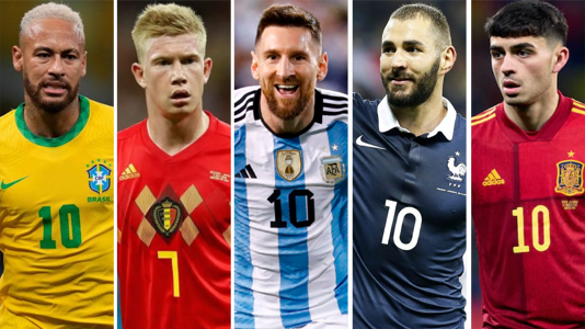 Brasil, Argentina, Francia, Belgica y España favoritas para ganar Qatar 2022