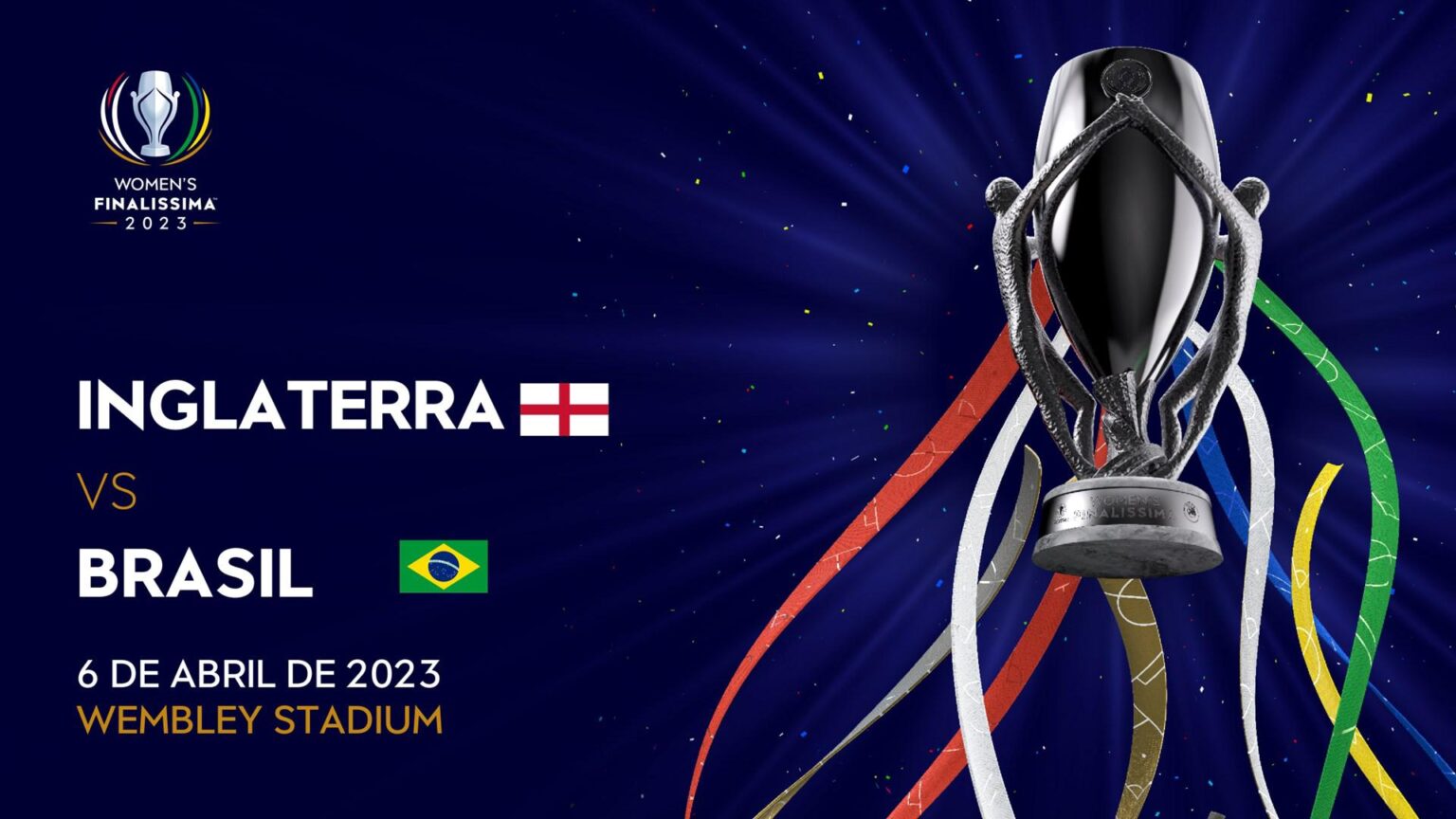 Inglaterra y Brasil en Finalissima femenina de fútbol en Londres