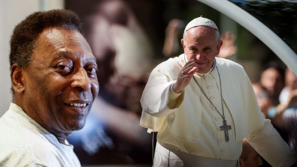 El Papa afirma que está rezando por la salud de Pelé