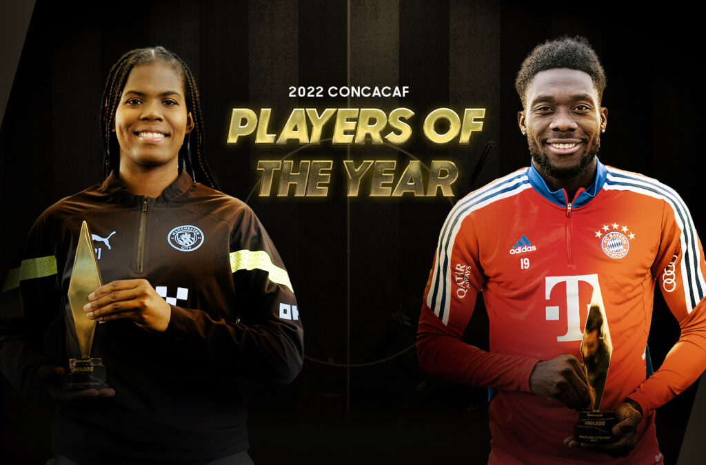 Khadija Shaw y Alphonso Davies nombrados Jugadores CONCACAF 2022