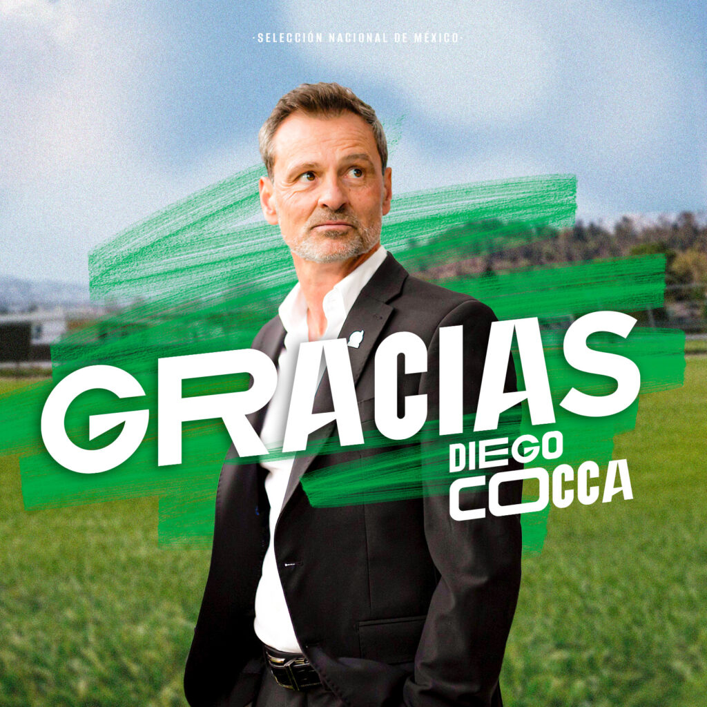 México despide a Diego Cocca como técnico tras apenas cuatro meses