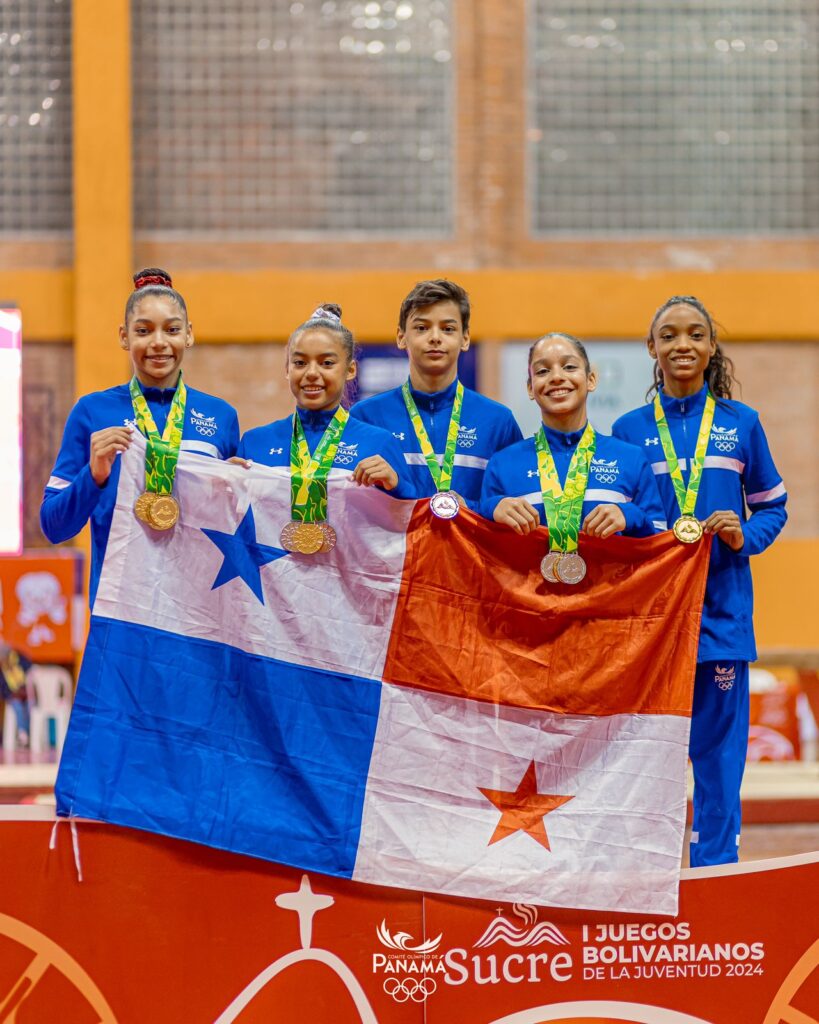 Impresionante cumulo de medallas para gimnastas en Juegos Bolivarianos de la Juventud