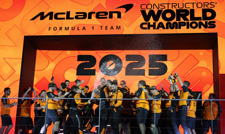 McLaren celebra su décimo título de constructores en la F1