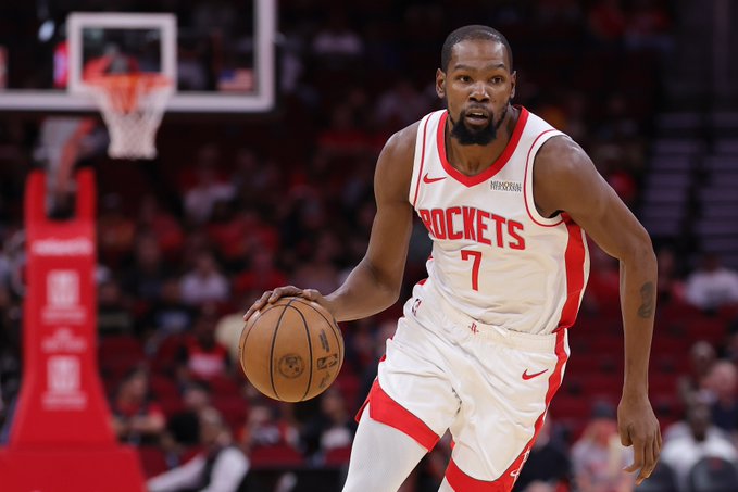 Kevin Durant acuerda extensión de dos años con Rockets